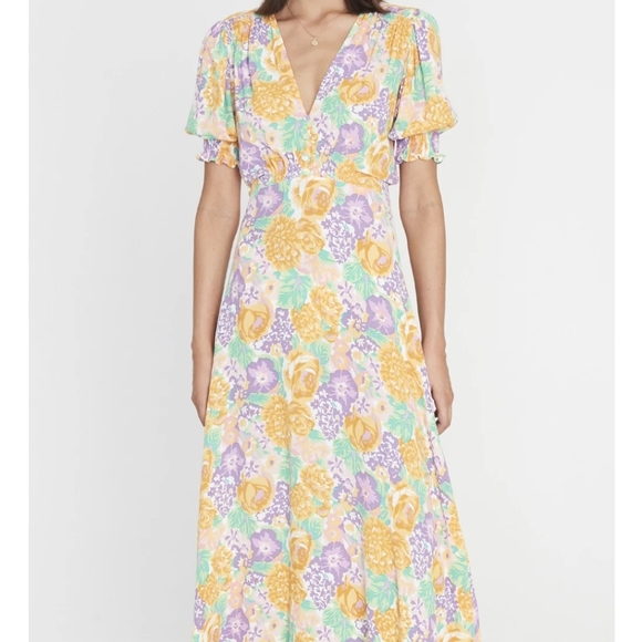 Faithfull the brand Vittoria Midi dress - Picture 2 of 5